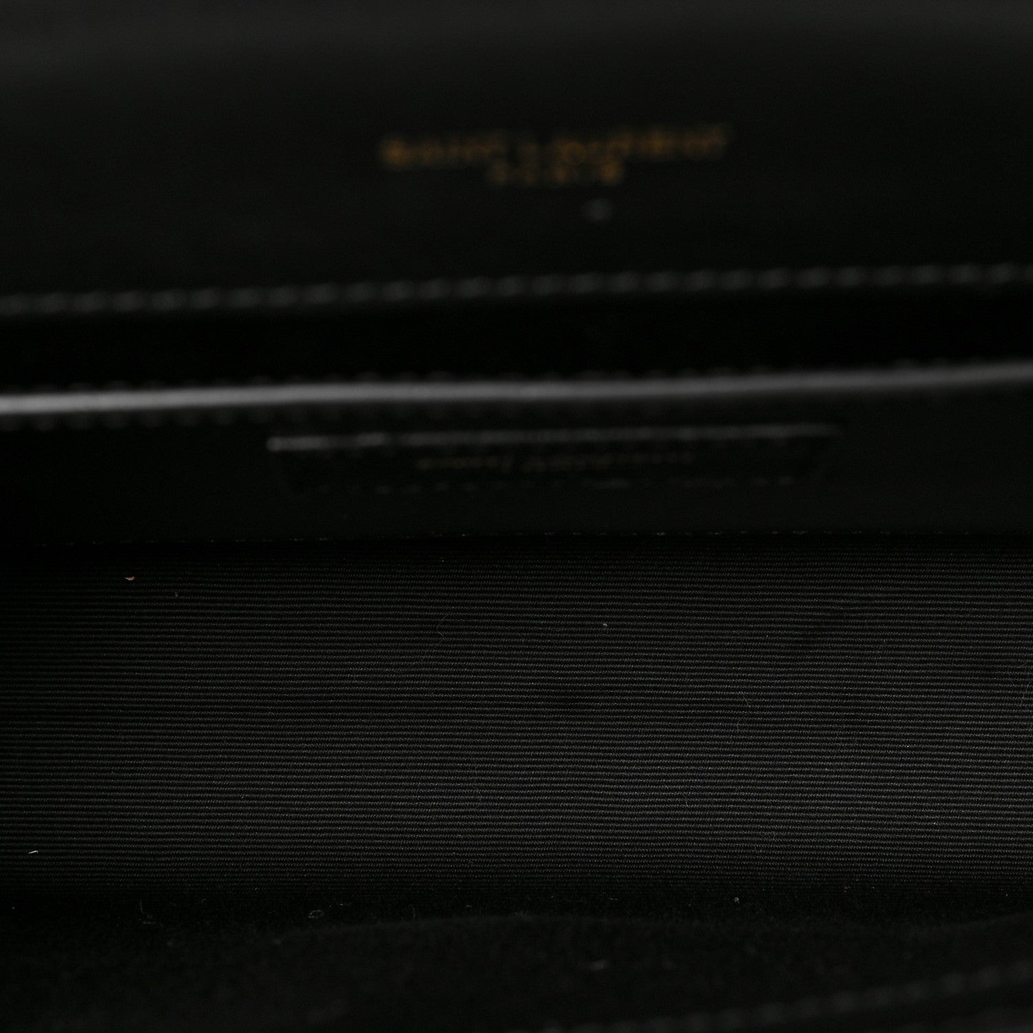 Saint Laurent Nappa Patent Calfskin Two-Toned Small Monogram Kate Satchel Desert Sand Black 5 of 8