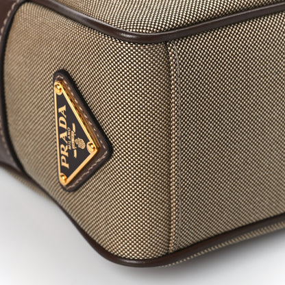 Prada Jacquard Logo Camera Bag Corda Bruciato 7 of 9