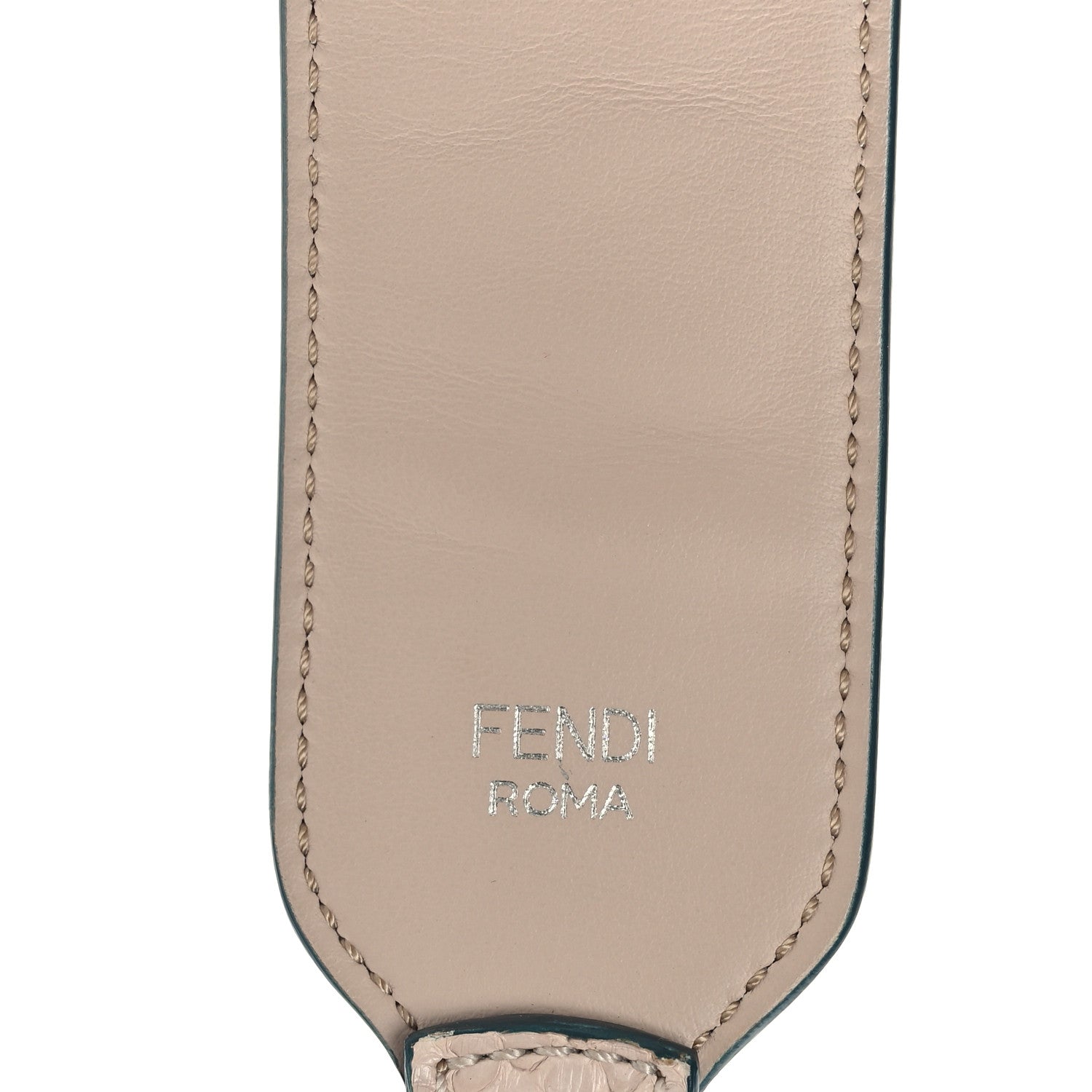 Fendi Snakeskin Vitello Embroidered Strap You Soap Multicolor 3 of 4