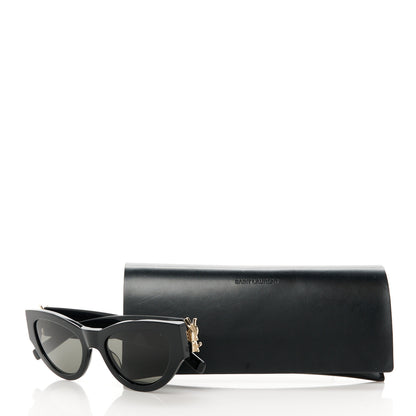 Saint Laurent Acetate Sunglasses SL M94 Black 9 of 9