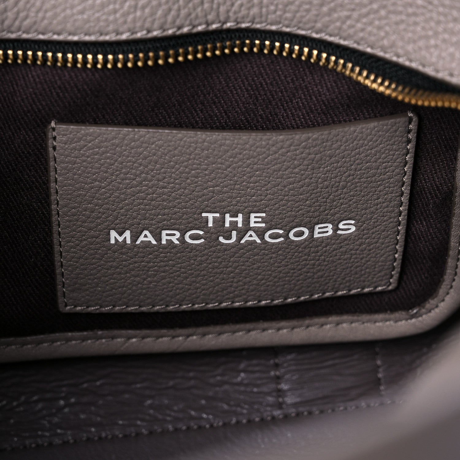 Marc Jacobs Grained Calfskin Small The Tote Bag Taupe 6 of 10