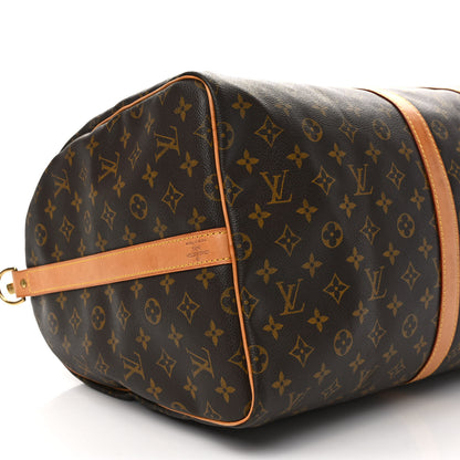 Louis Vuitton Monogram Keepall Bandouliere 55 8 of 12