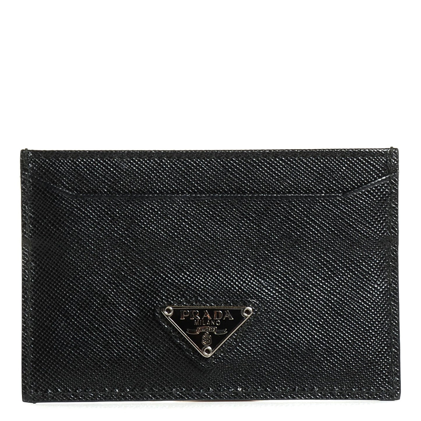 Saffiano Card Case Nero Black