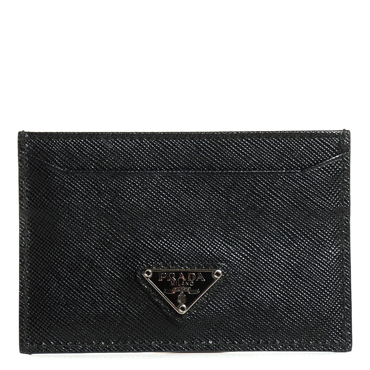 Prada Saffiano Card Case Nero Black 1 of 6