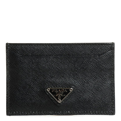 Prada Saffiano Card Case Nero Black 1 of 6