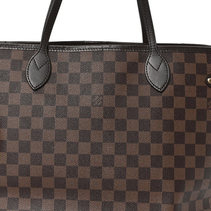 Louis Vuitton Damier Ebene Neo Neverfull MM Rose Ballerine 7 of 10