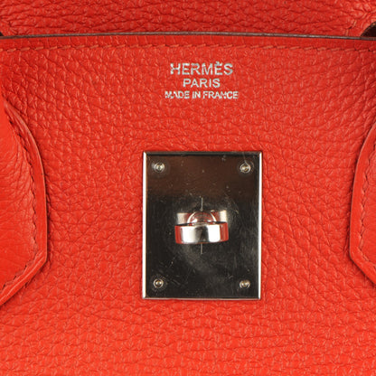 Hermes Togo Birkin 30 Capucine 17 of 27