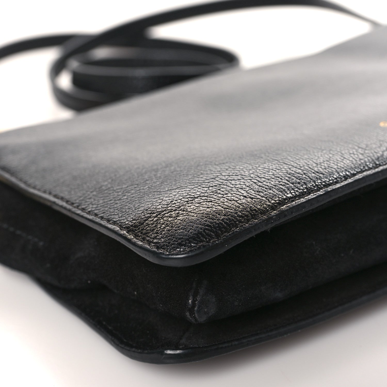 Givenchy Goatskin Suede Cross 3 Crossbody Bag Black 9 of 14