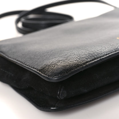 Givenchy Goatskin Suede Cross 3 Crossbody Bag Black 9 of 14