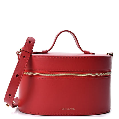 Mansur Gavriel Calfskin Train Case Crossbody Flamma 1 of 8