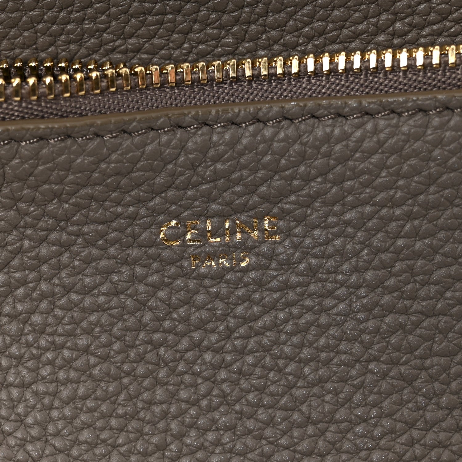 Celine Supple Grained Calfskin Bucket 16 Bag Pebble 7 of 14