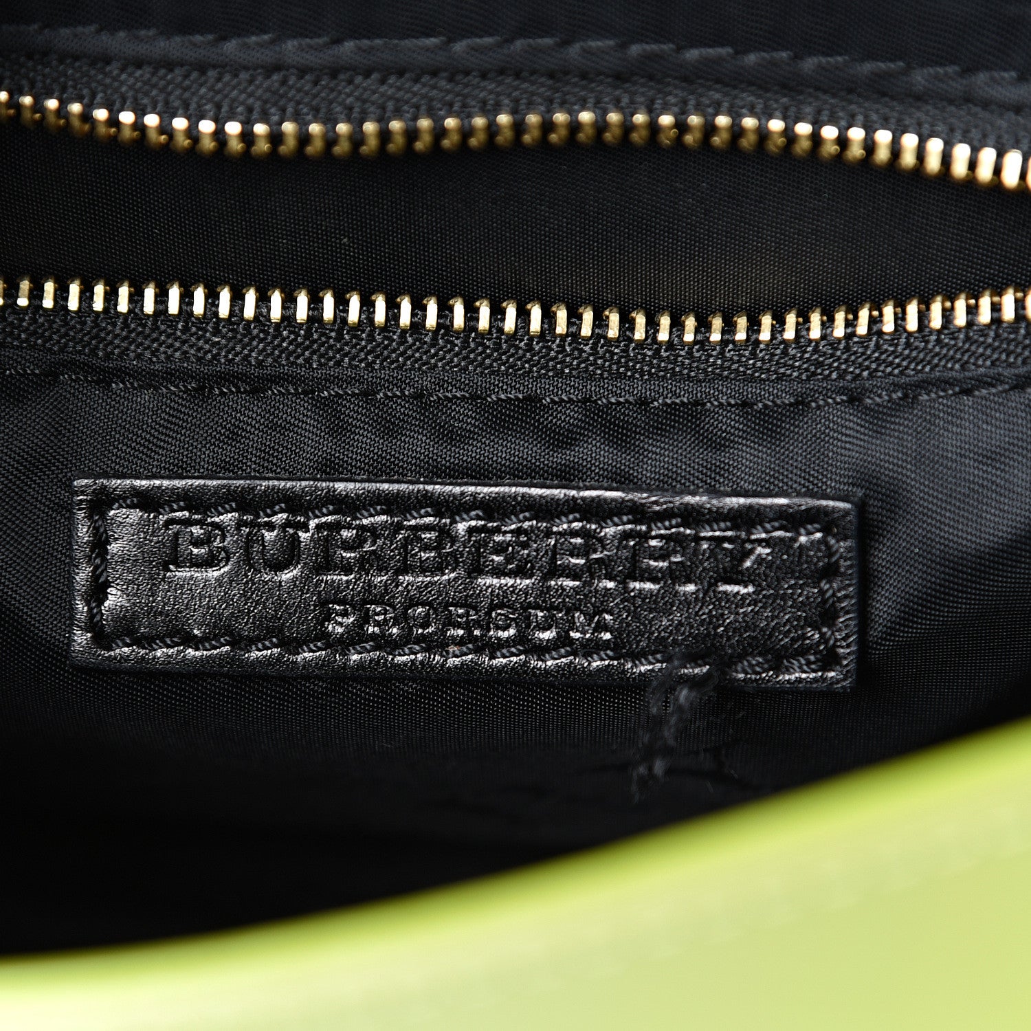 Burberry Patent Small Leigh Crossbody Bag Lemon Green 5 of 12