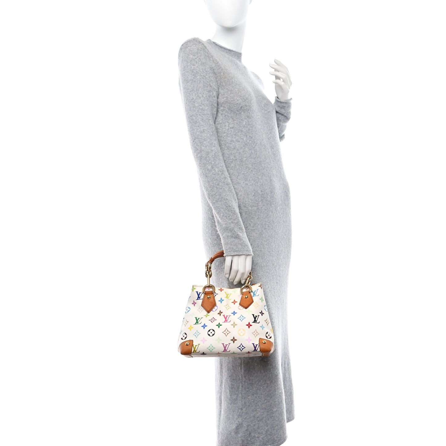 LOUIS VUITTON Monogram Multicolor Audra White