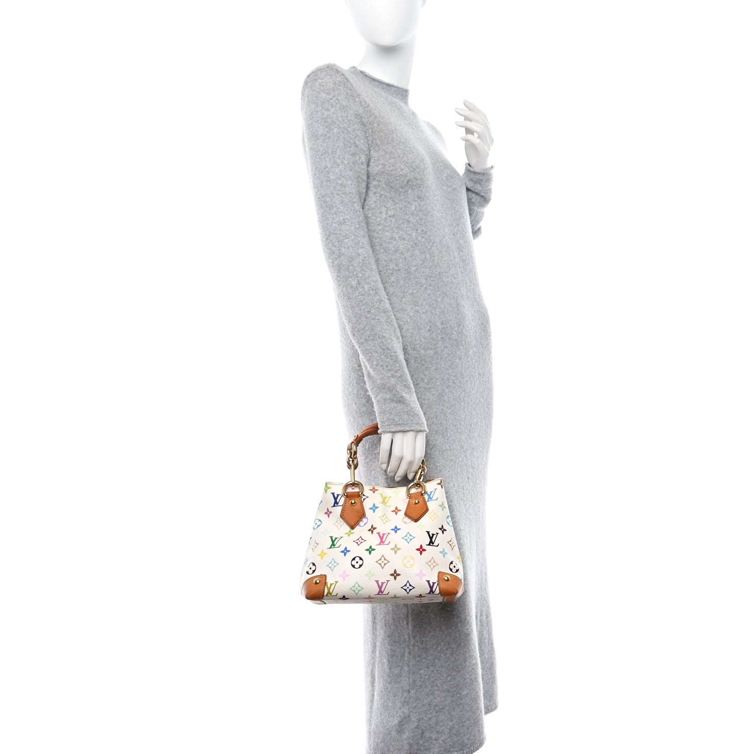 Louis Vuitton LOUIS VUITTON Monogram Multicolor Audra White 2 of 12