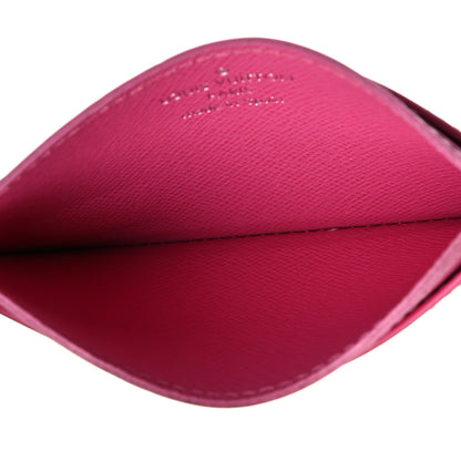 Louis Vuitton Epi Card Holder Pink 9 of 11