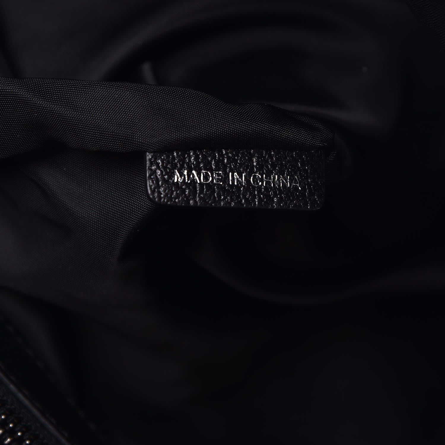 Burberry Nylon Tonal Check Tote Black 7 of 8