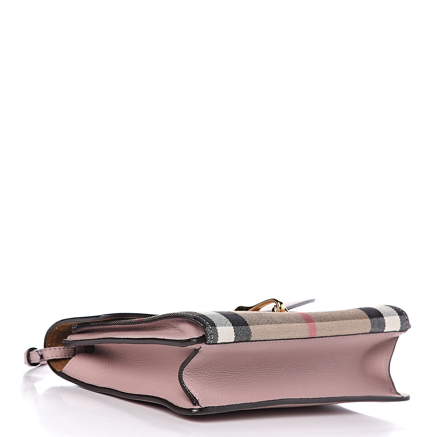 Burberry Derby Calfskin House Check Small Macken Crossbody Bag Pale Orchid 4 of 15