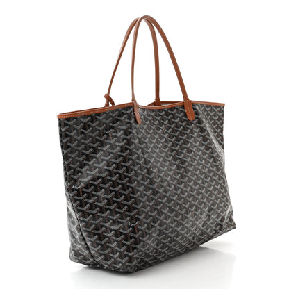 Goyard Goyardine Saint Louis GM Black Gold 4 of 11