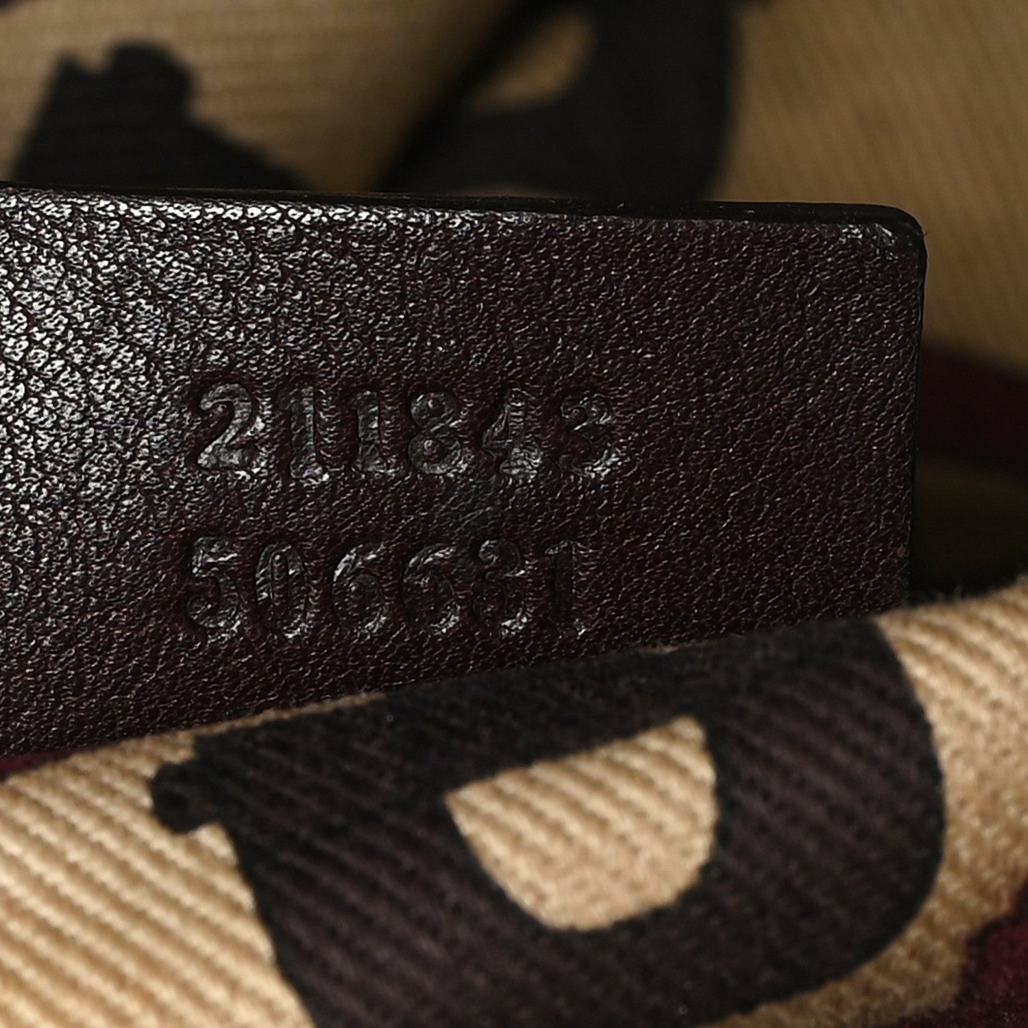 Gucci Guccissima Medium Hysteria Tote Brown 7 of 13