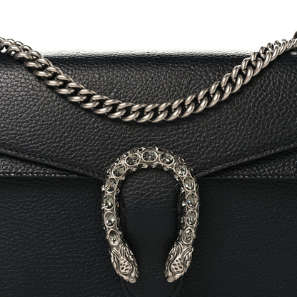Gucci Pebbled Calfskin Small Dionysus Shoulder Bag Black 8 of 10