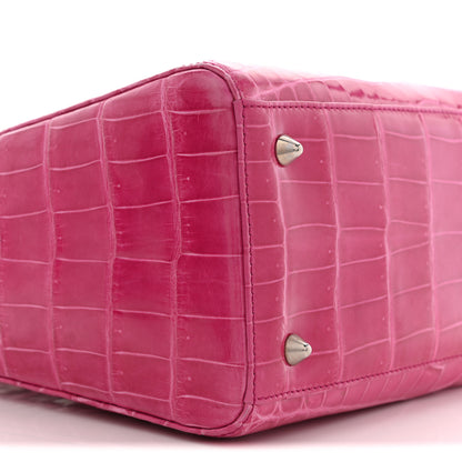 Christian Dior Alligator Medium Lady Dior Pink 9 of 11