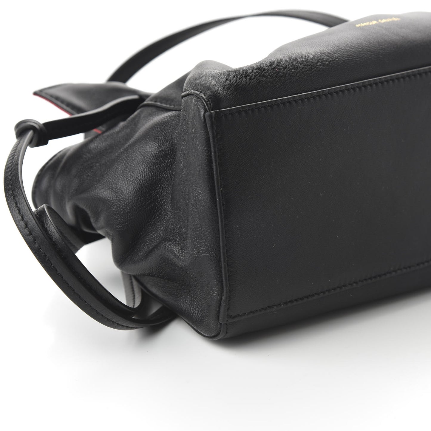 Lambskin Mini Protea Bag Black Flamma