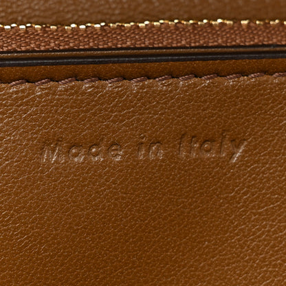 Celine Smooth Calfskin Medium Classic Box Flap Bag Camel 8 of 14