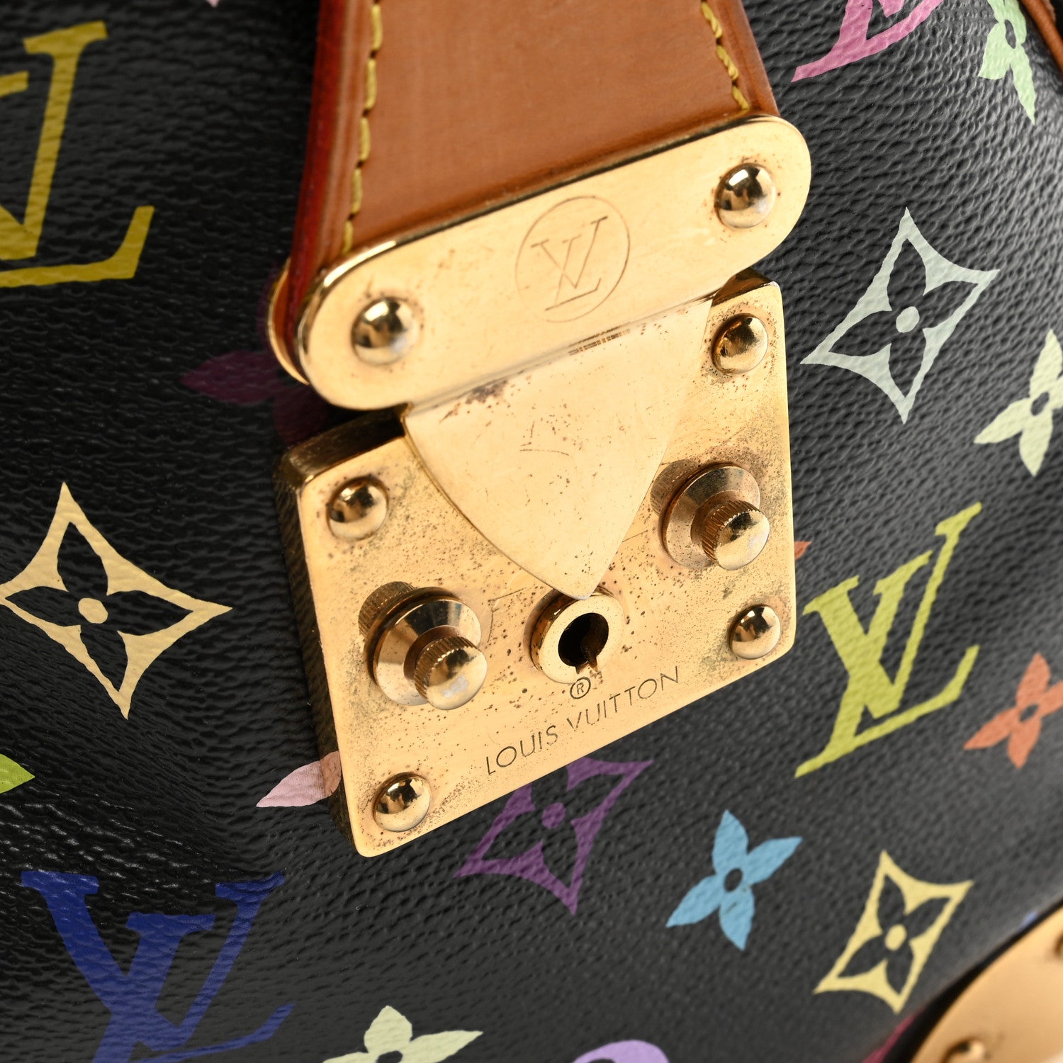 Louis Vuitton Monogram Multicolor Speedy 30 Black 13 of 16