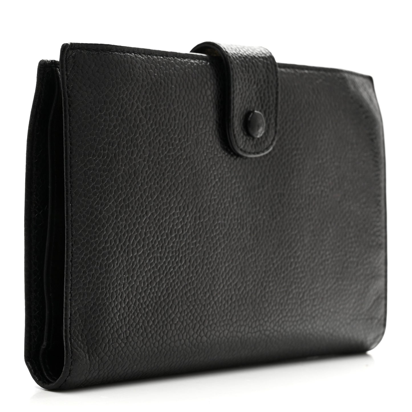 Caviar Timeless CC French Wallet Black