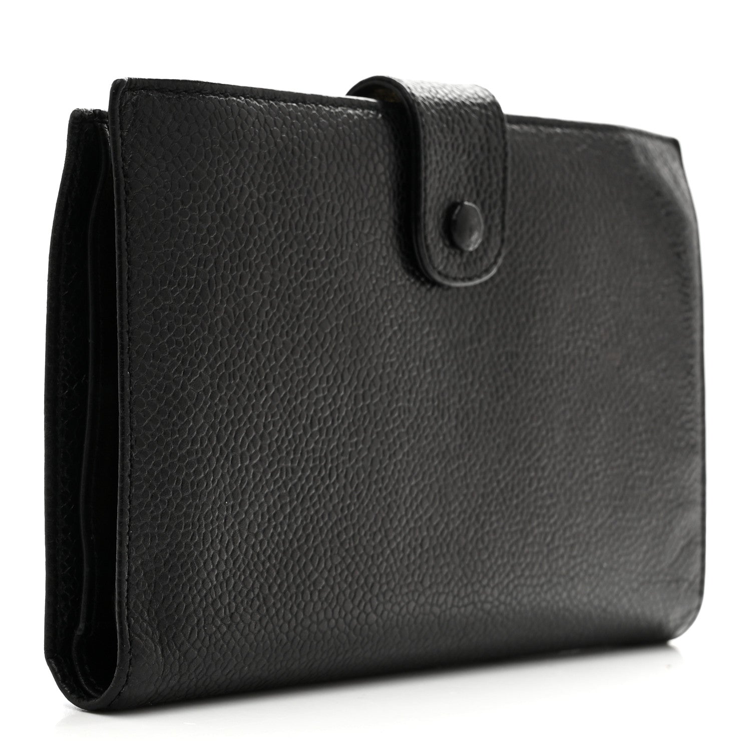 Chanel Caviar Timeless CC French Wallet Black 3 of 7