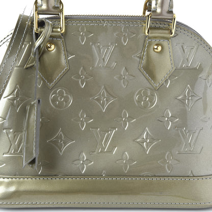 Louis Vuitton Vernis Alma BB Givre 9 of 9