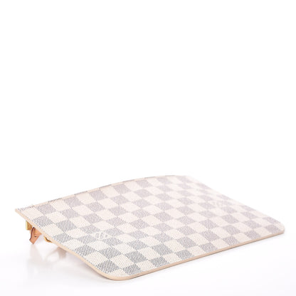 Louis Vuitton Damier Azur Neverfull MM GM Pochette 4 of 9