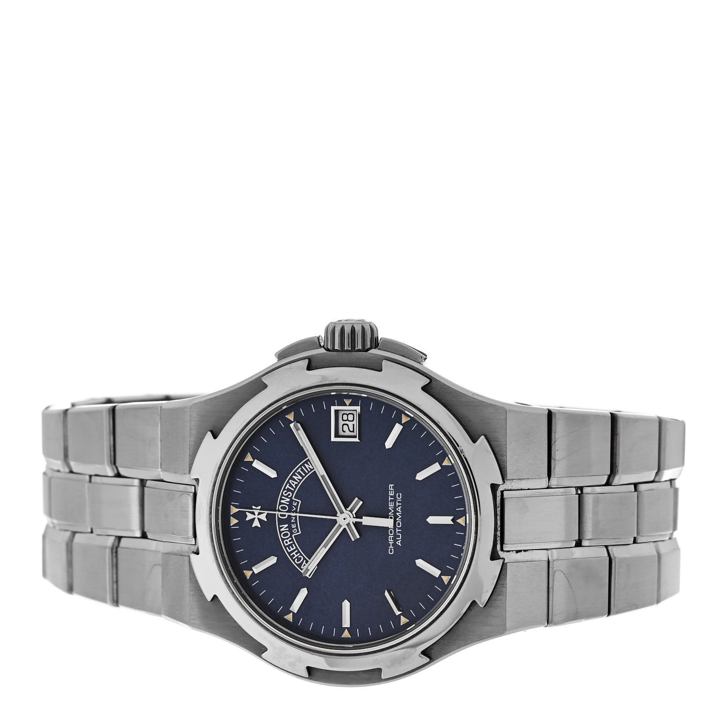 Stainless Steel 37mm Overseas Automatic Watch Blue 42040