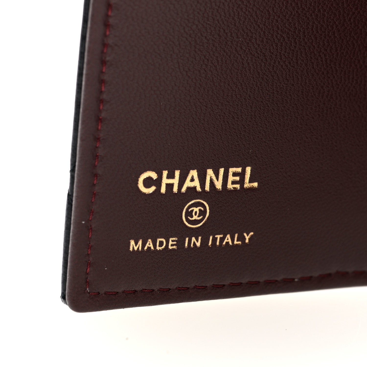 Chanel Lambskin Quilted Passport Holder Black 5 of 6