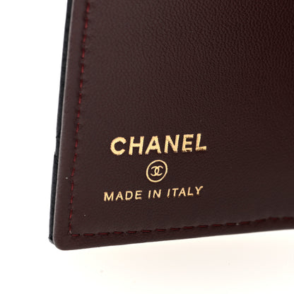 Chanel Lambskin Quilted Passport Holder Black 5 of 6