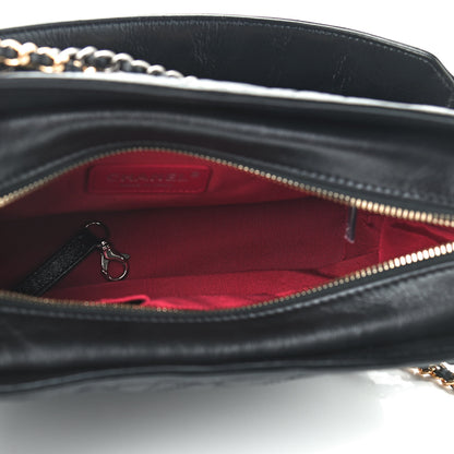 Chanel Aged Smooth Calfskin Quilted Medium Gabrielle Logo Hobo Black 5 of 9
