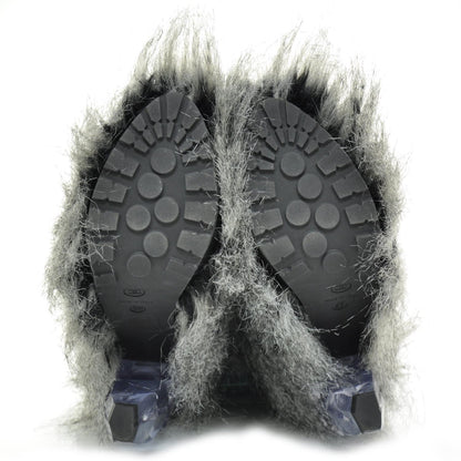 Chanel Fantasy Fur Icicle Heel Mukluks Boots 39 4 of 7