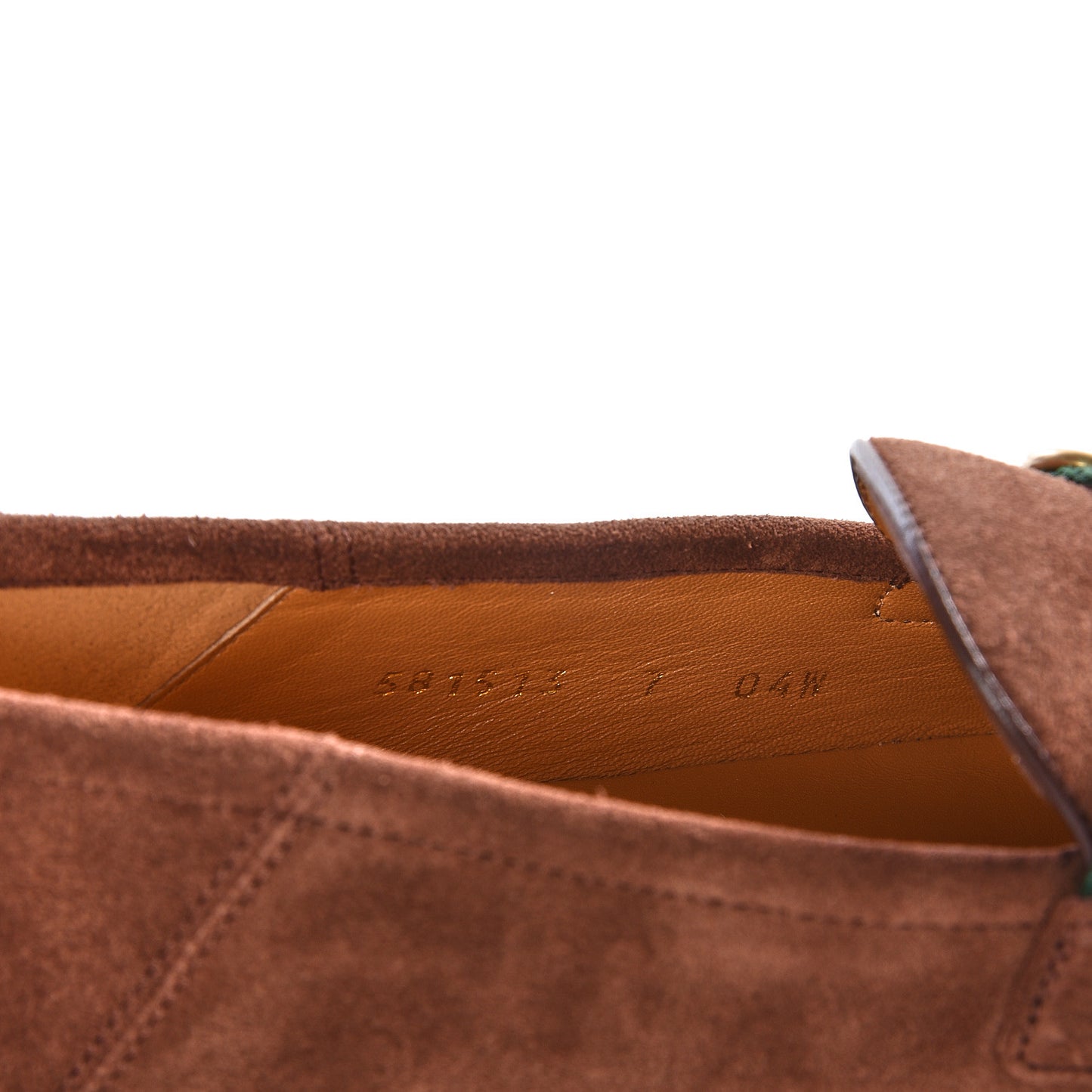 Suede Web Mens Horsebit Loafers 7 Brown
