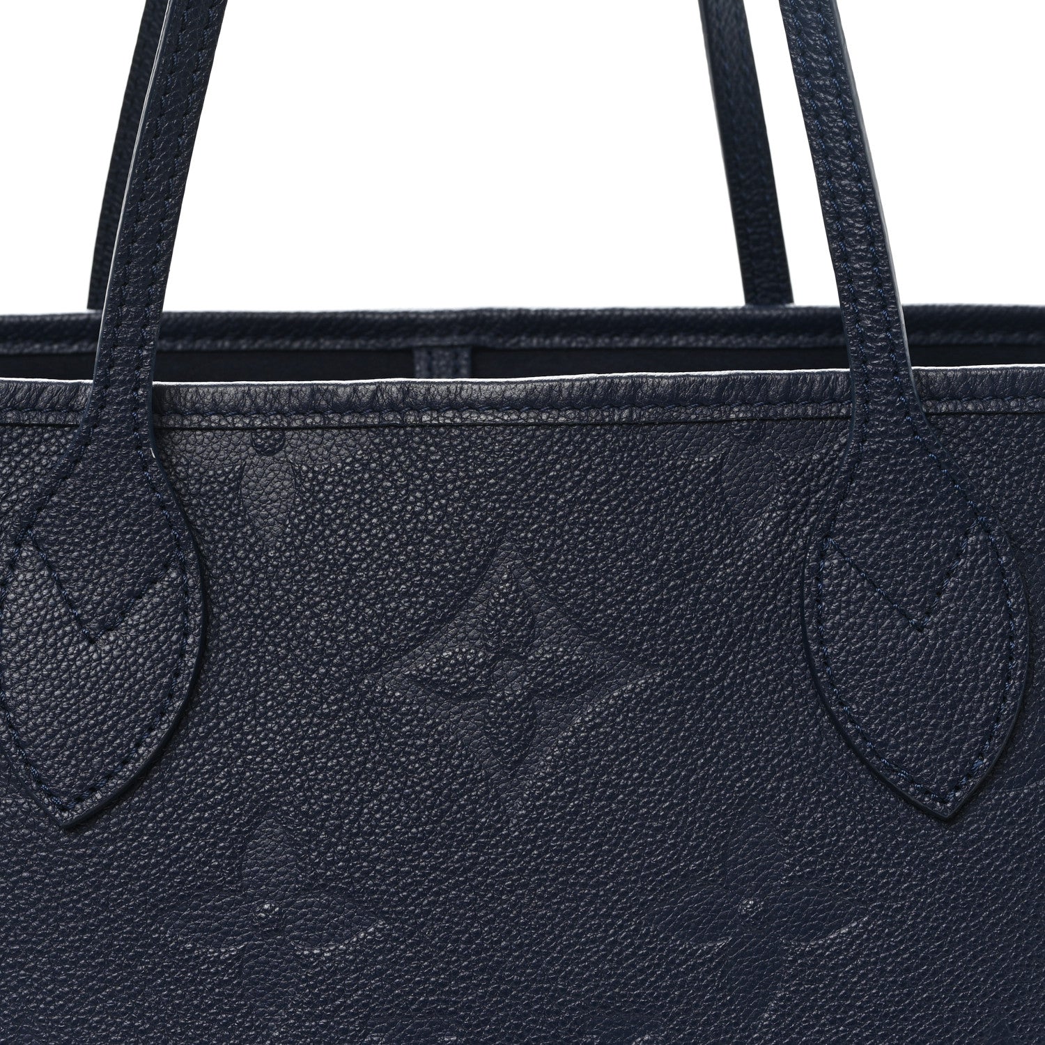 Louis Vuitton Empreinte Monogram Giant Neverfull MM Navy 6 of 9