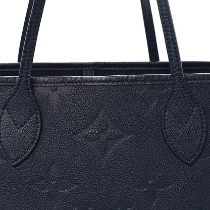 Louis Vuitton Empreinte Monogram Giant Neverfull MM Navy 6 of 9