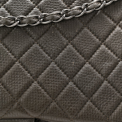 Chanel Calfskin Quilted XXL Travel Flap Bag Khaki 12 of 12