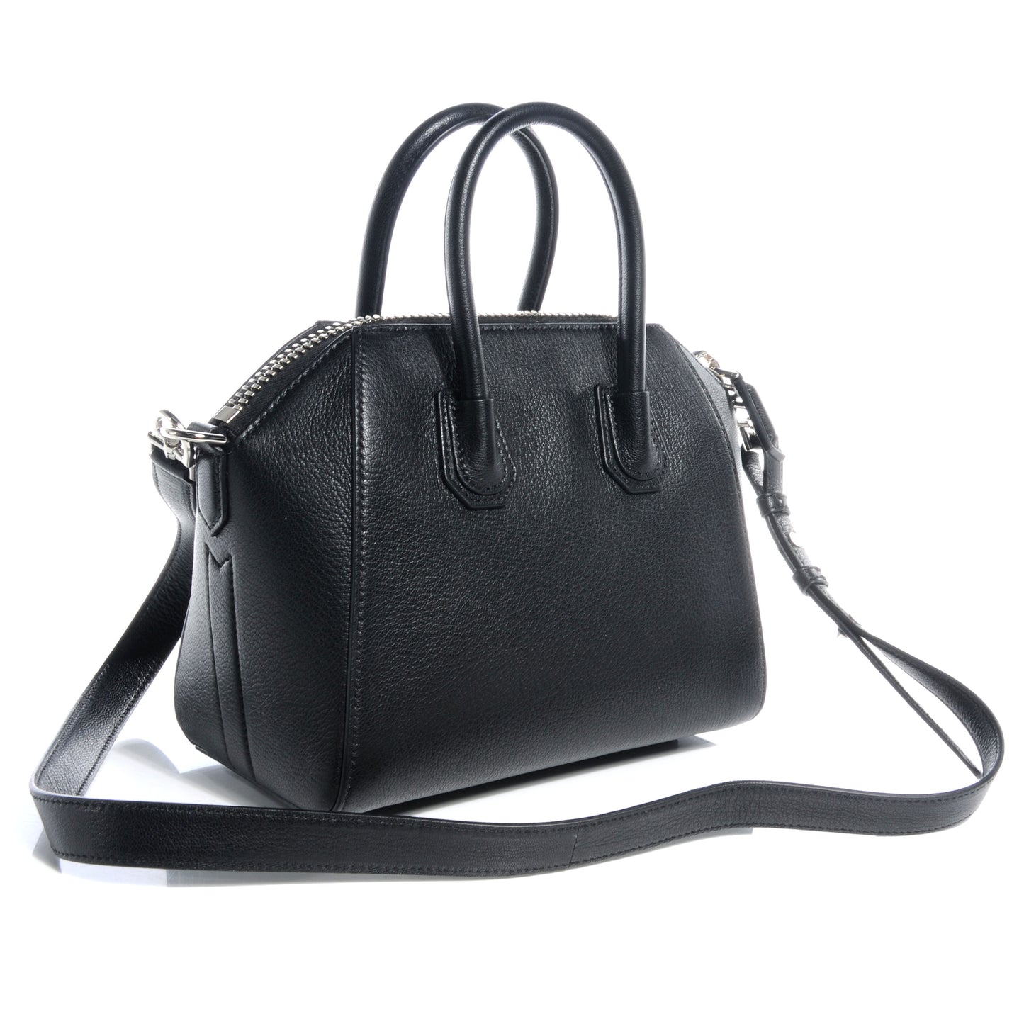 Sugar Goatskin Mini Antigona Black