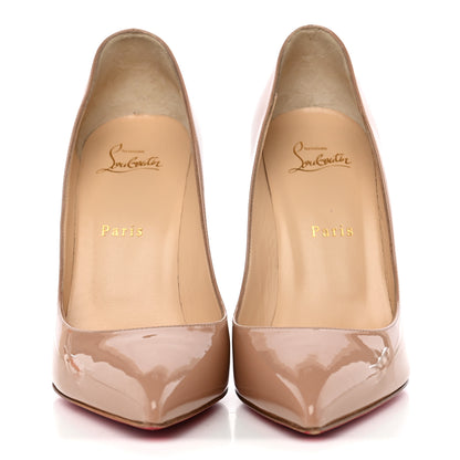 Christian Louboutin Patent Pigalle Follies 100 Pumps 39 Nude 2 of 16