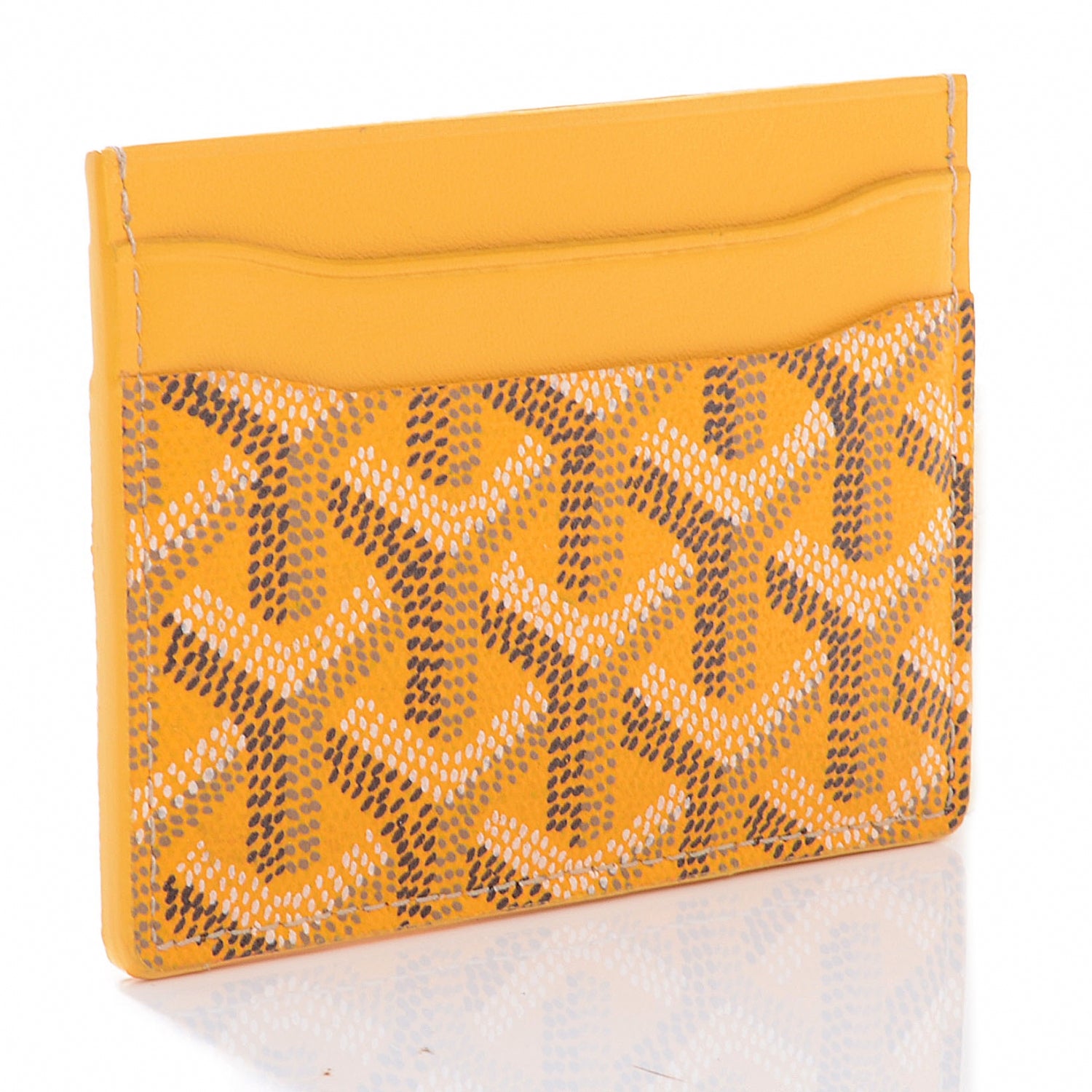 Goyard Goyardine Saint Sulpice Card Holder Yellow 3 of 7