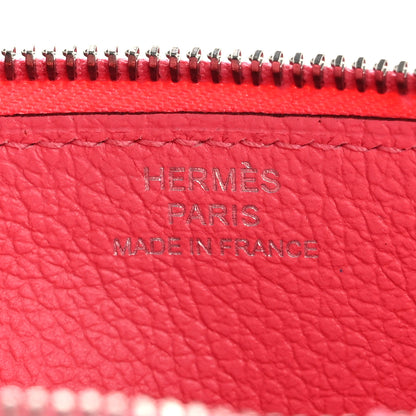 Hermes Evercolor Dogon Duo Wallet Rose Azalee 10 of 12