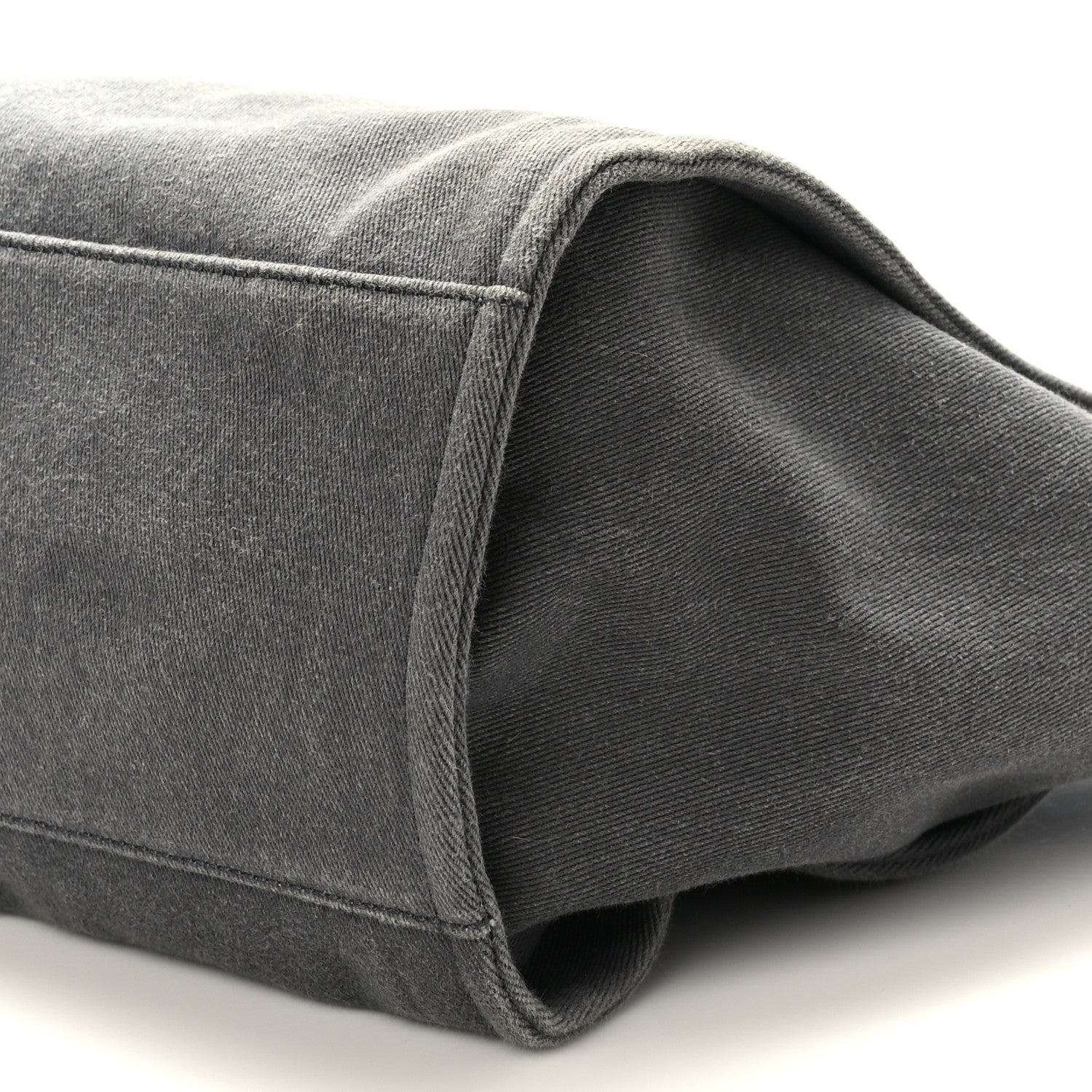 Chanel Canvas Sequin Medium Deauville Tote Charcoal 9 of 9