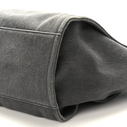 Chanel Canvas Sequin Medium Deauville Tote Charcoal 9 of 9