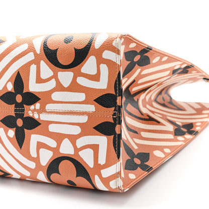 Louis Vuitton Monogram Giant Crafty Onthego GM Crème Caramel 9 of 10