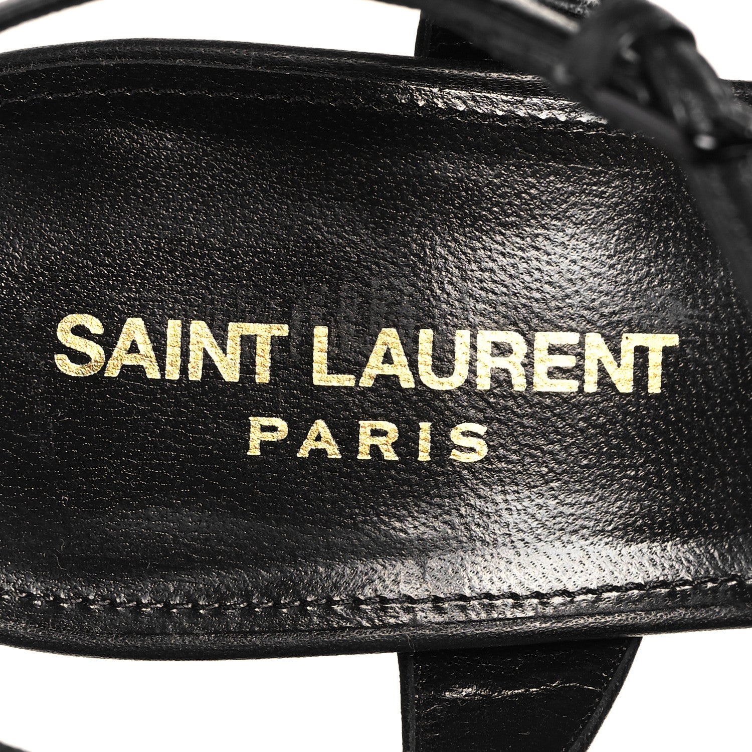 Saint Laurent Vendome Bianca 85 Platform Sandals 39.5 Black 9 of 10