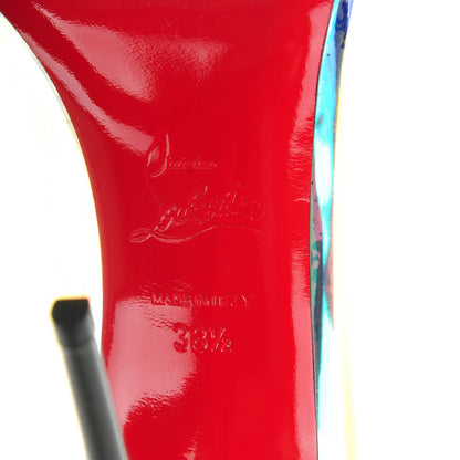 Christian Louboutin Debout Disco PVC Hologram 100 Pumps 38.5 Black Transparent 6 of 7